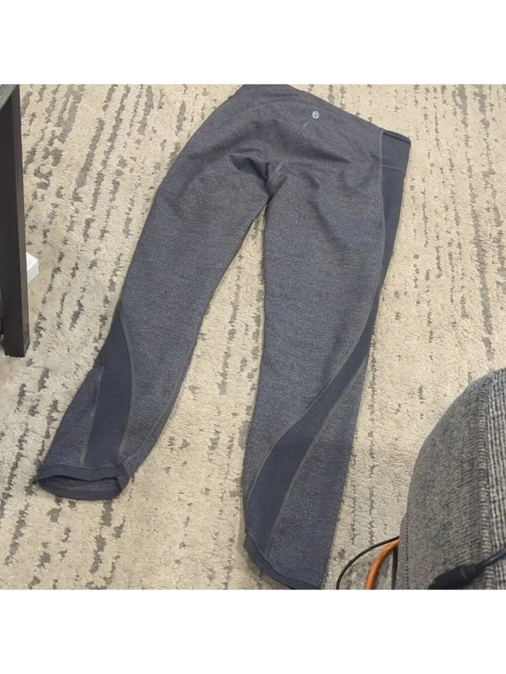 Lululemon Featherlight Tight Heathered Black
